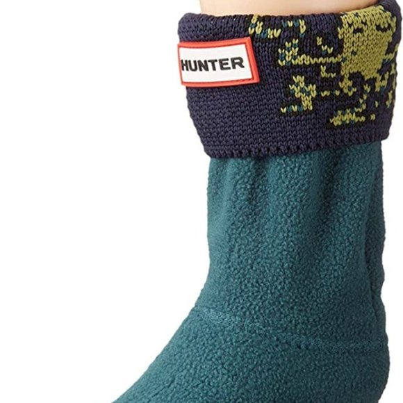 Hunter Little Kids Octopus Cuff Socks Ocean ( 5 - 7K)